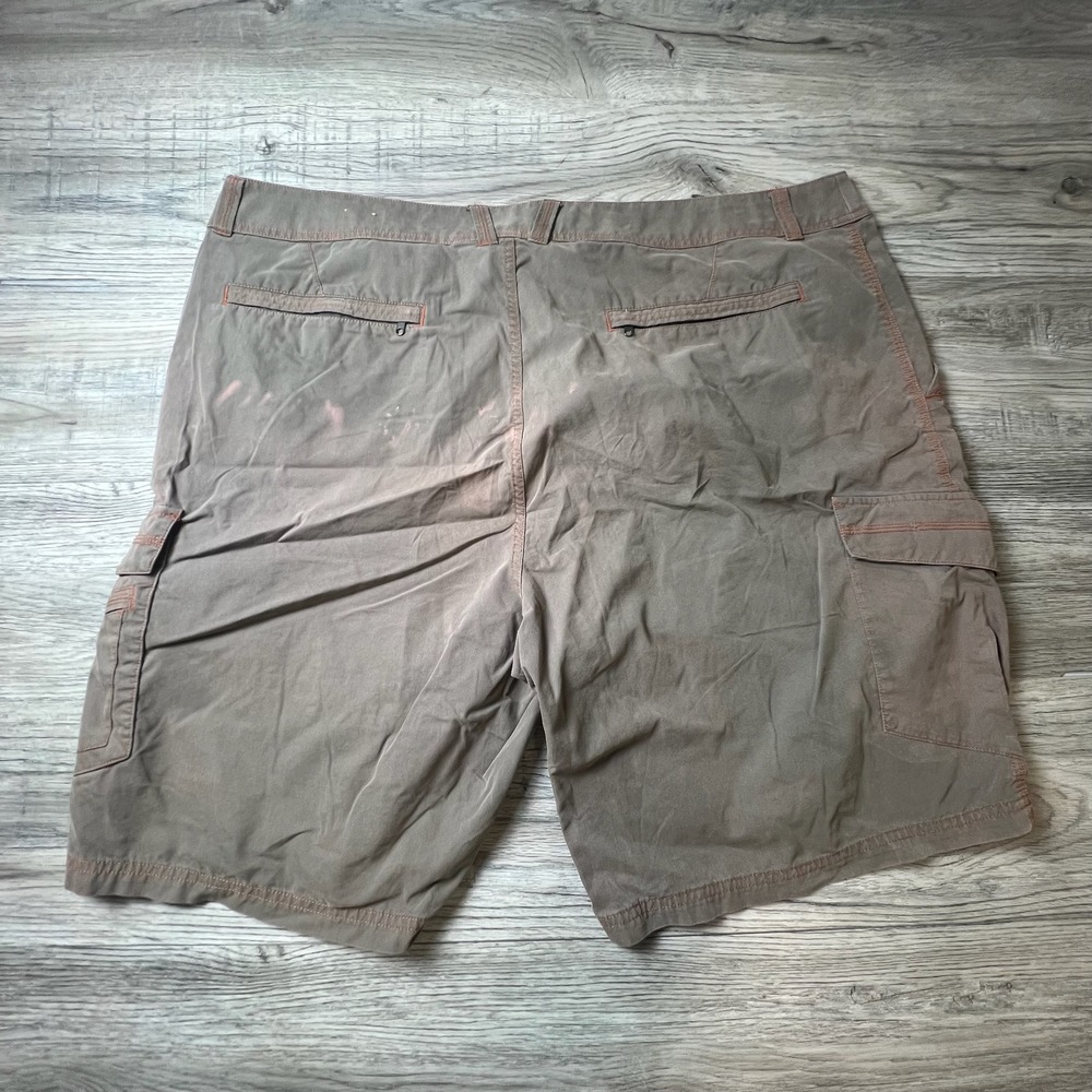 Field & Forest Cargo Shorts Mens 46 Brown Cotton Blend Utility Hiking Gorpcore‎